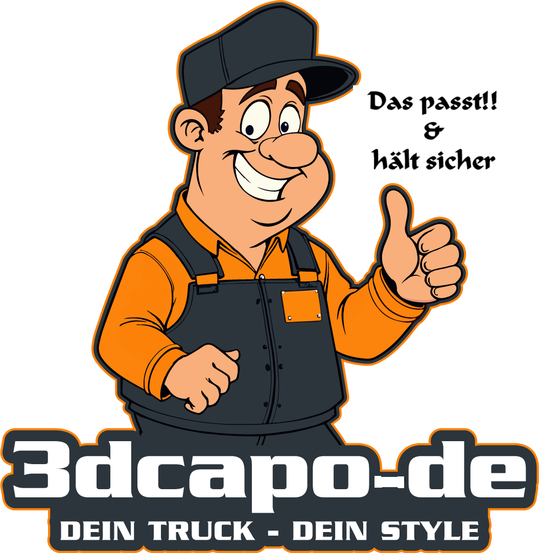 Poppy Halter LKW Deutschland Flagge | LKW Zubehör personalisiert | LED kompatibel | individualisierbar – Bild 10