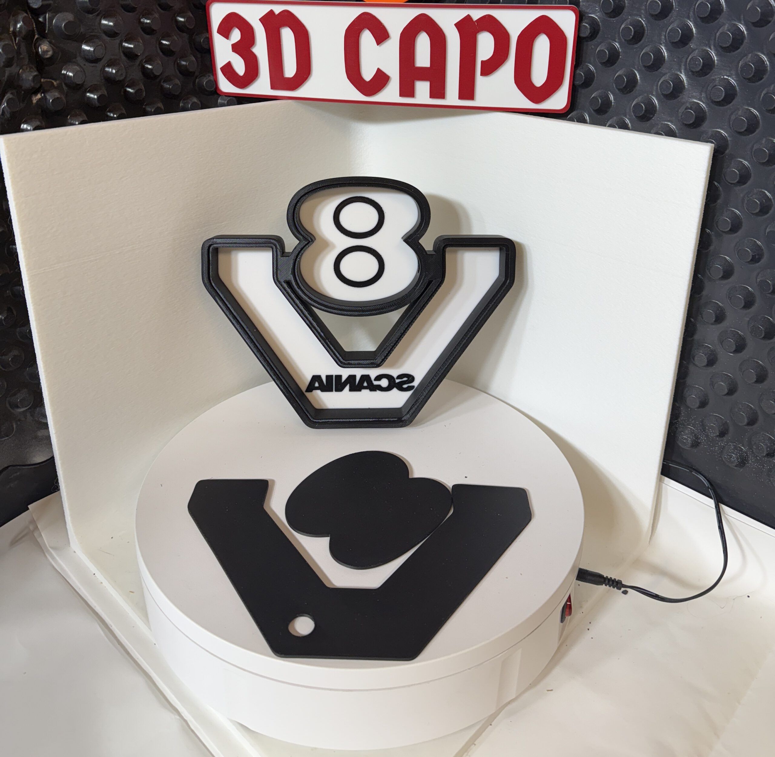 Lightbox Scania V8 Leuchtkasten - LED Leuchte - LKW Fahrer - Vabis – Bild 4