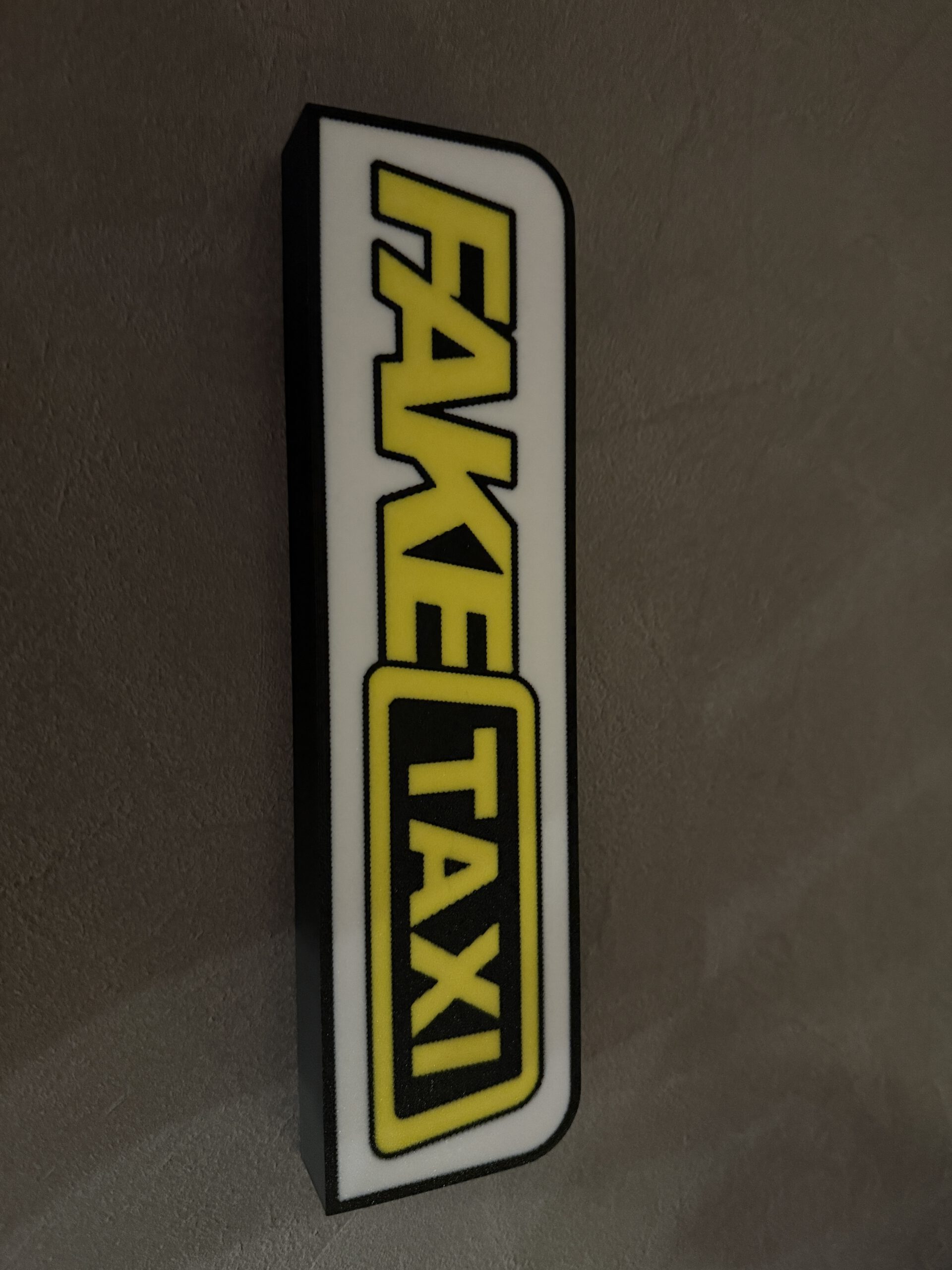 FakeTaxi - Leuchtkasten für Truck & PKW - Lightbox Fake Taxi - Taxi Schild – Bild 2