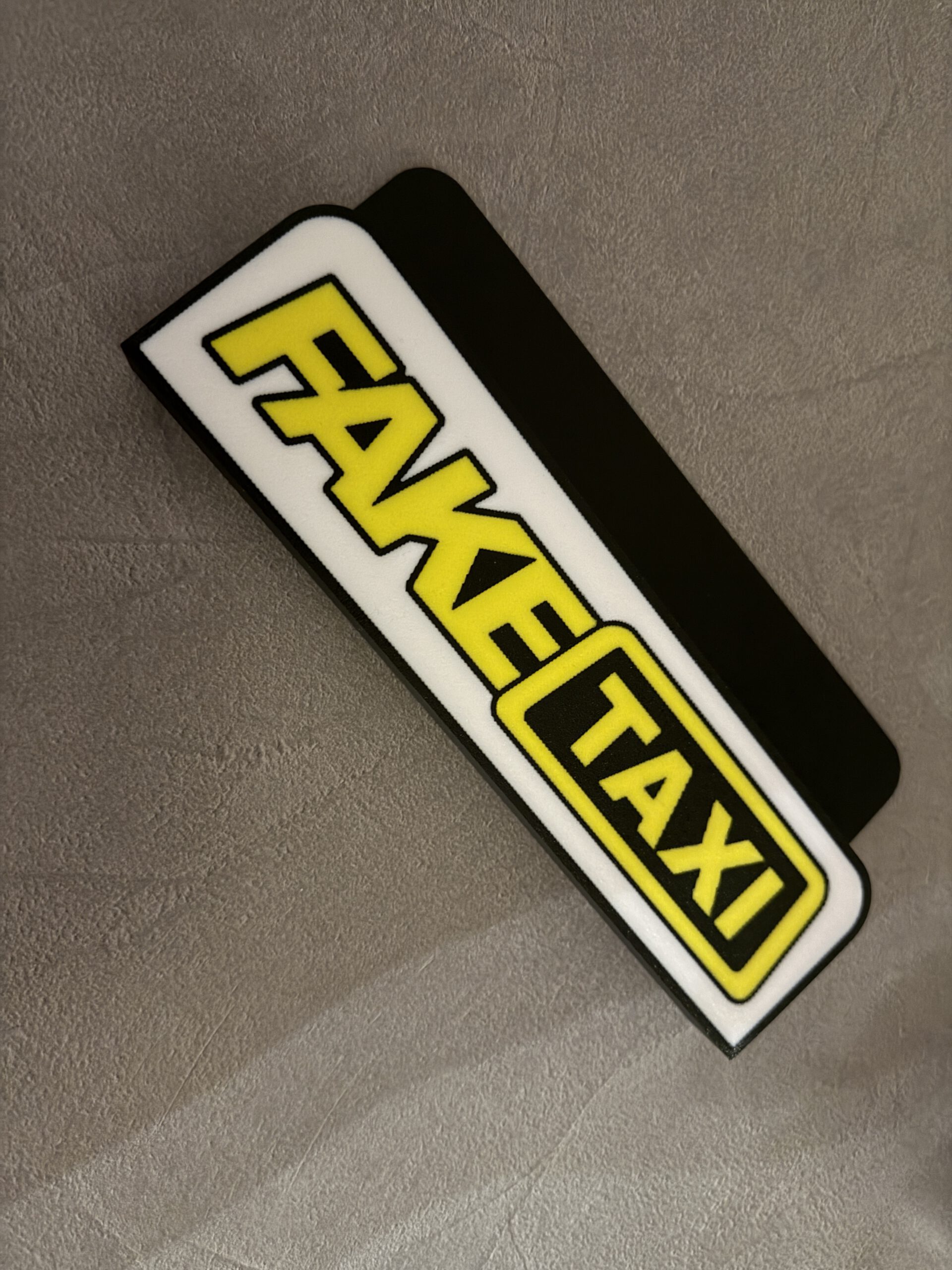 FakeTaxi - Leuchtkasten für Truck & PKW - Lightbox Fake Taxi - Taxi Schild – Bild 3