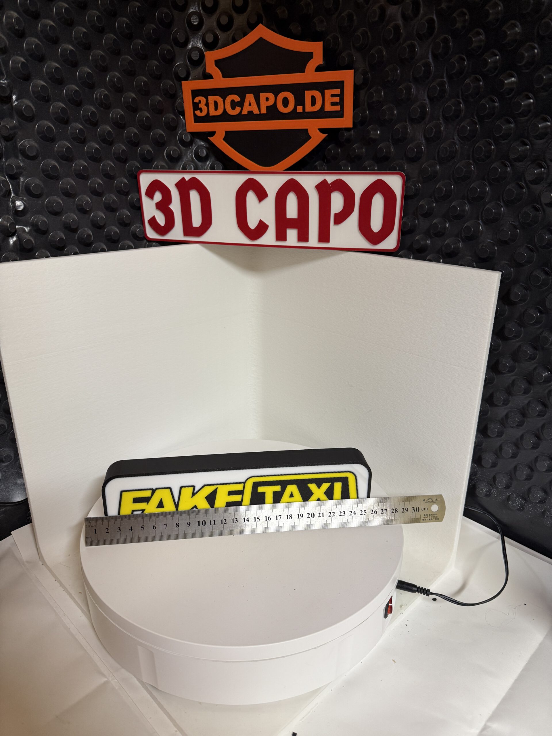 FakeTaxi - Leuchtkasten für Truck & PKW - Lightbox Fake Taxi - Taxi Schild – Bild 6