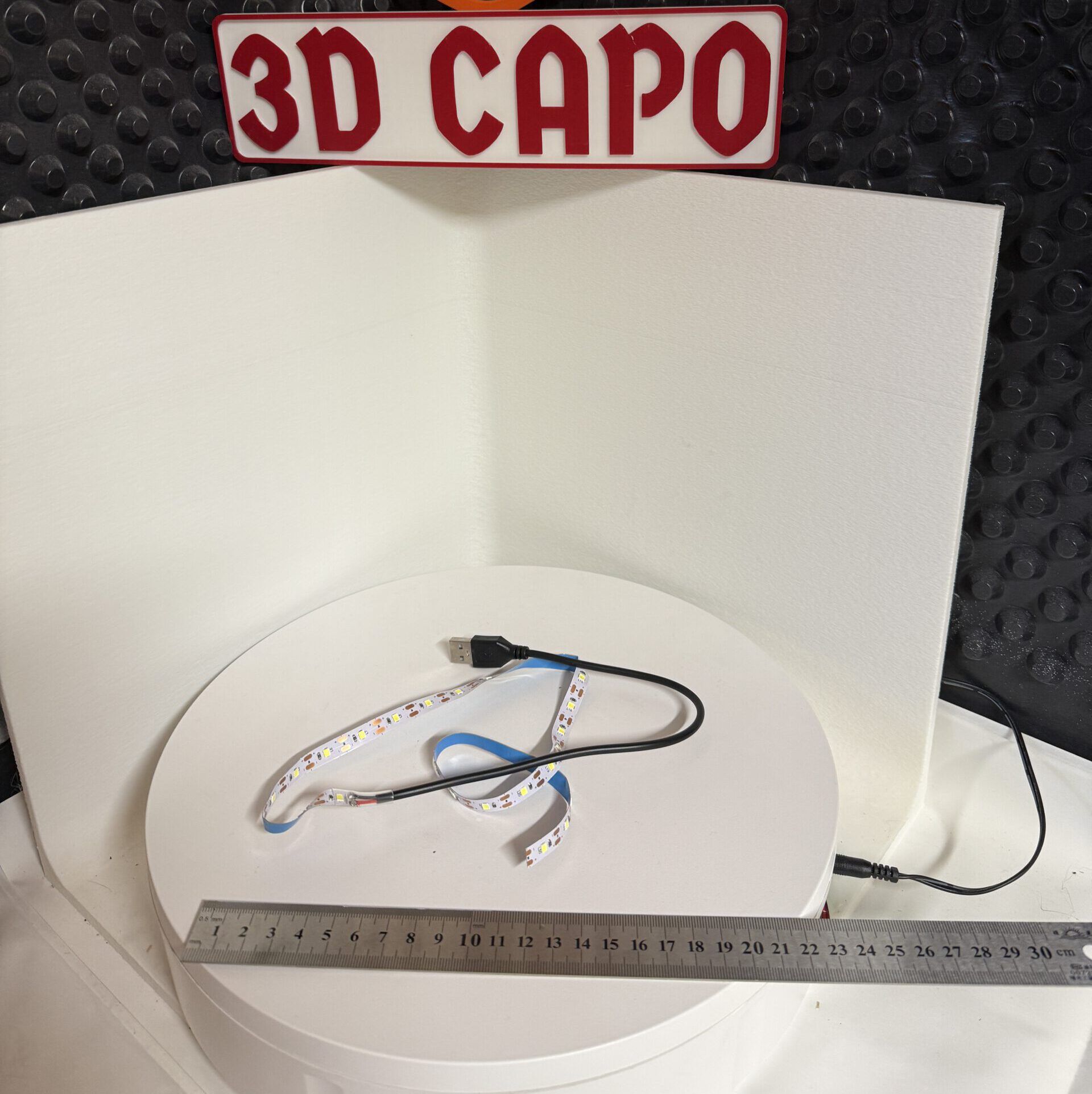 LED Leuchtstreifen 50 cm mit USB – 5V LED Lichtband für TV, PC, Möbel & Deko & Lightbox