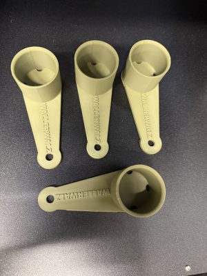 Wallerwalz - Angelrutenhalter 4er Pack - individualisierbar