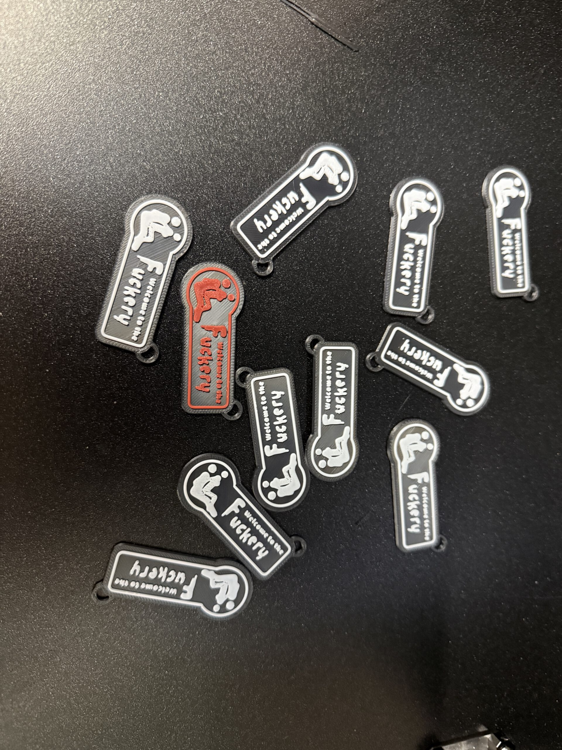 10x Schlüsselanhänger „Eigenes Logo“ Werbegeschenk – Bild 2