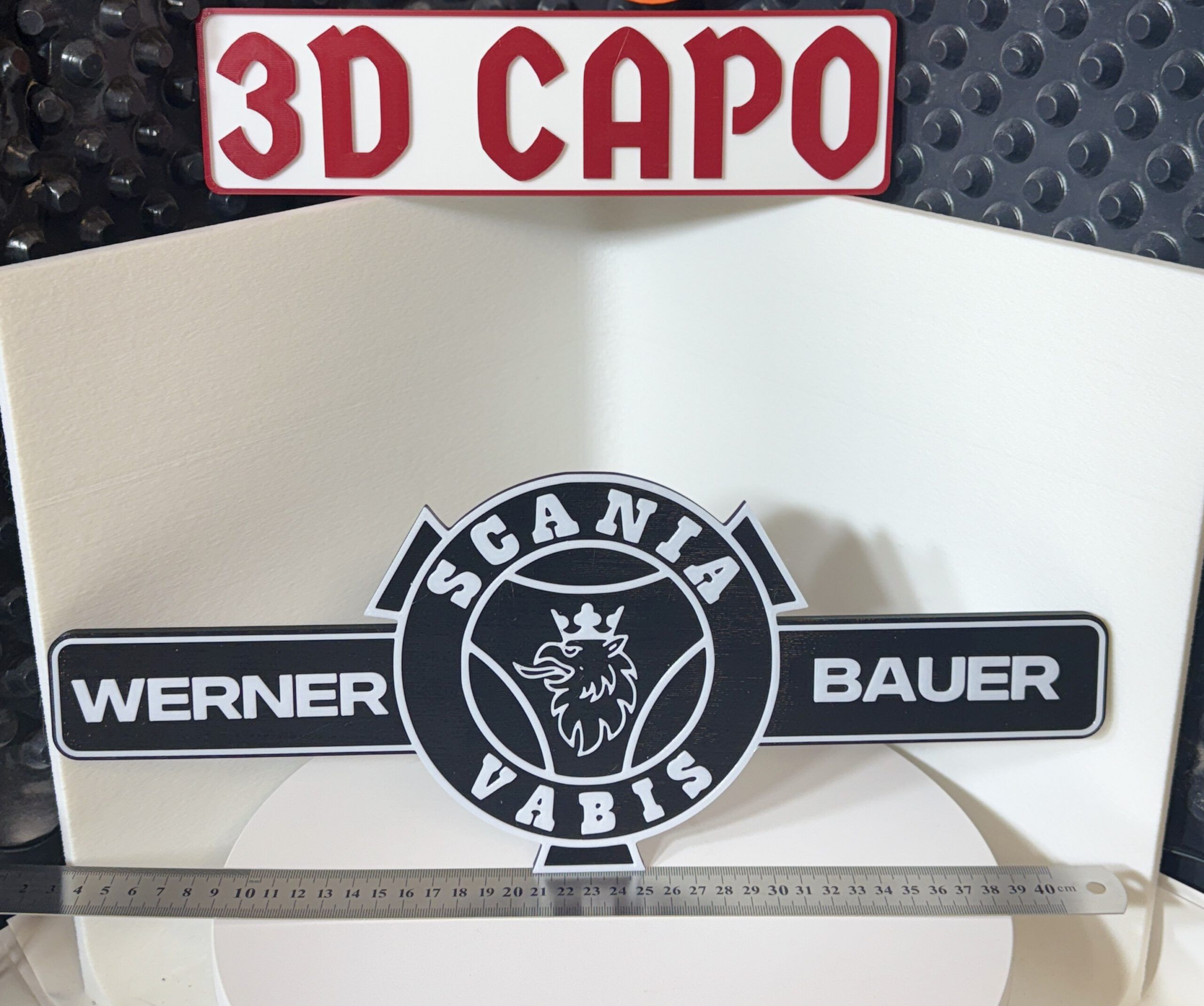 Namenschild für 2 Namen und Logo - Dein Name - dein Style - Personalisierbar - Individualisierbar – Bild 4