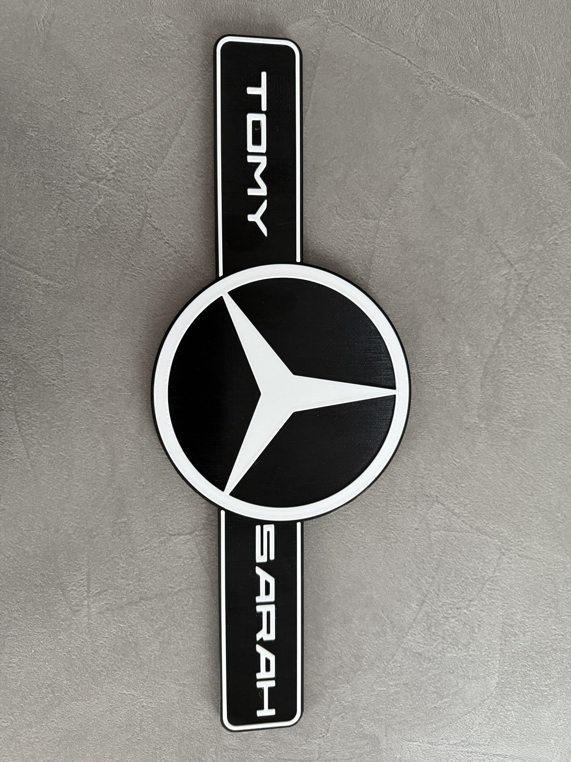 Namenschild für 2 Namen und Logo - Dein Name - dein Style - Personalisierbar - Individualisierbar – Bild 8