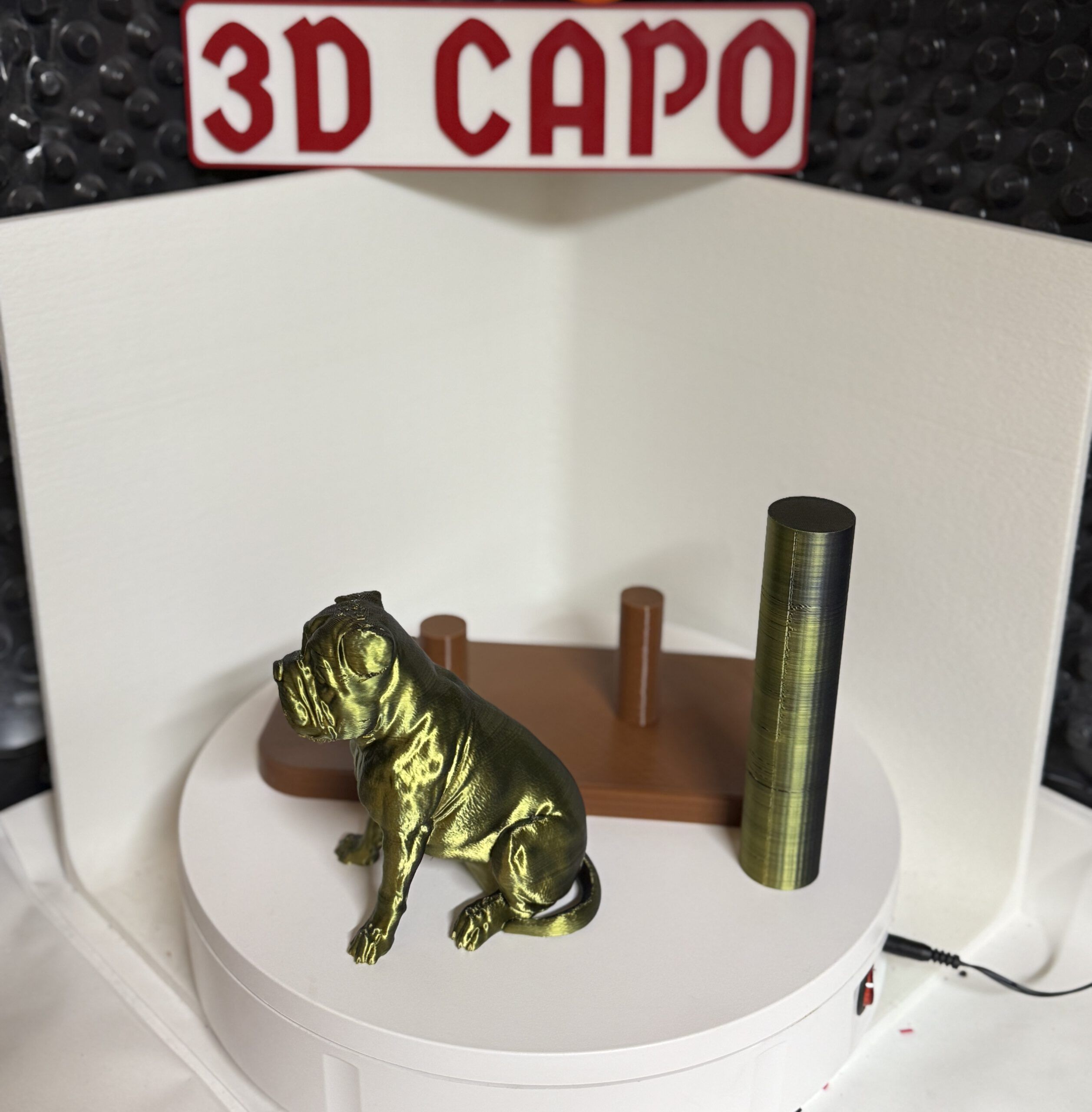 BulldogBuddy – Dein stylischer Papierrollenhalter mit Charakter Englische Bulldogge - Toilettenpapierhalter - Küchenrollenhalter – Bild 2