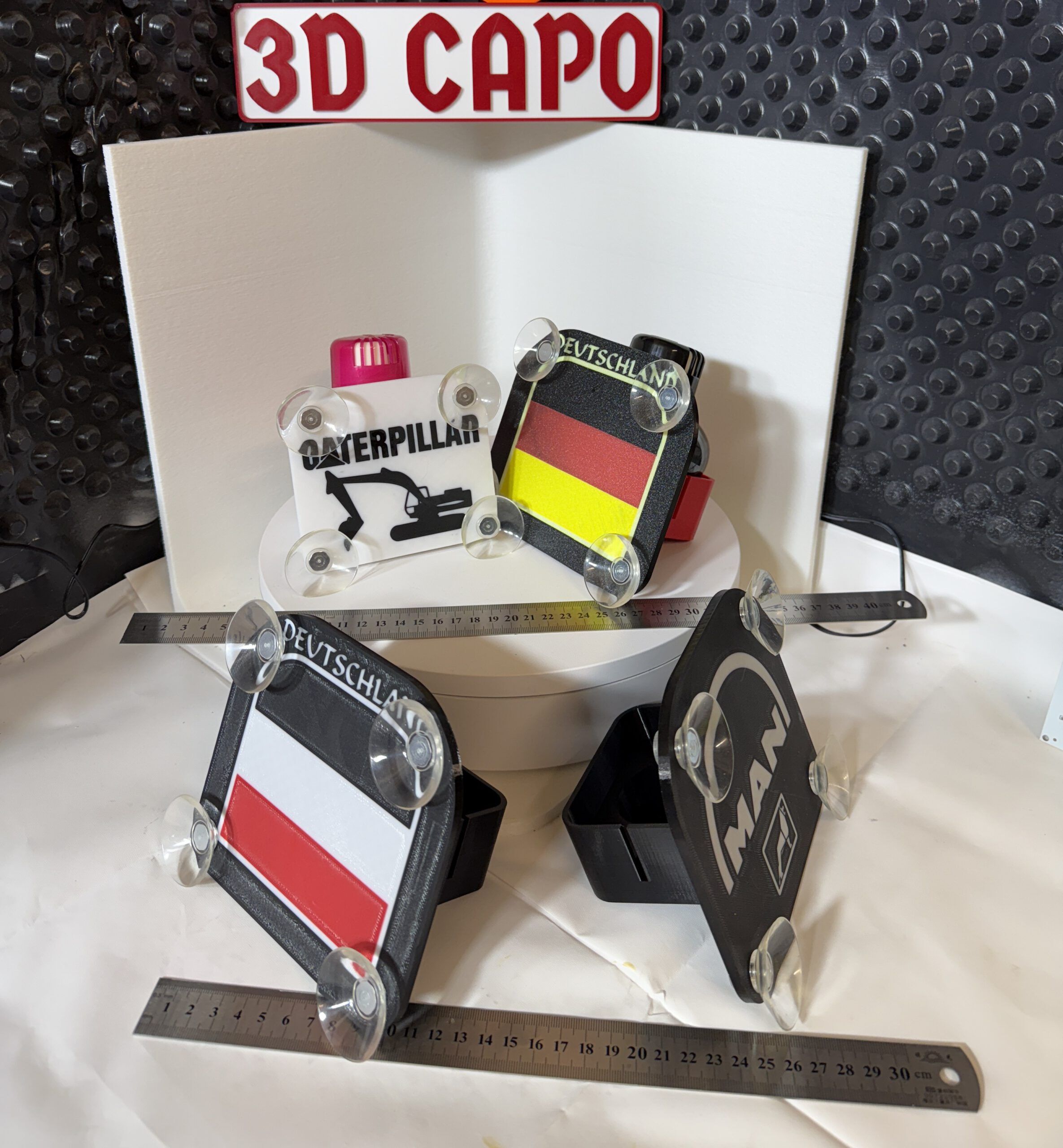 Individuell gefertigter Poppy Halter LKW | Frankreich Design - Renault Trucks Tribute | Passt für alle Poppy LED – Bild 10