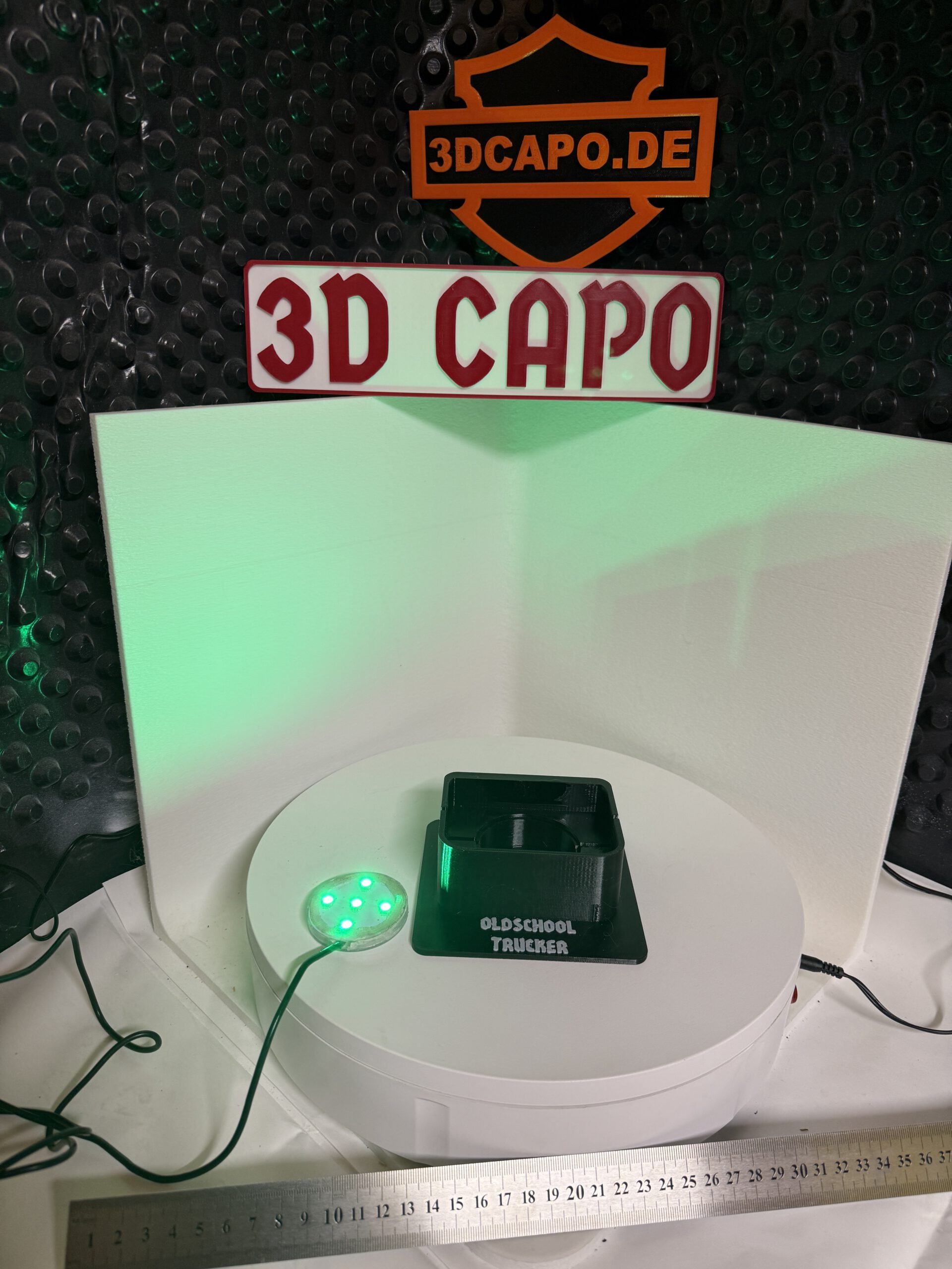 Poppy Stand mit deinem Namen - für Poppy original LED Beleuchtung – Bild 3