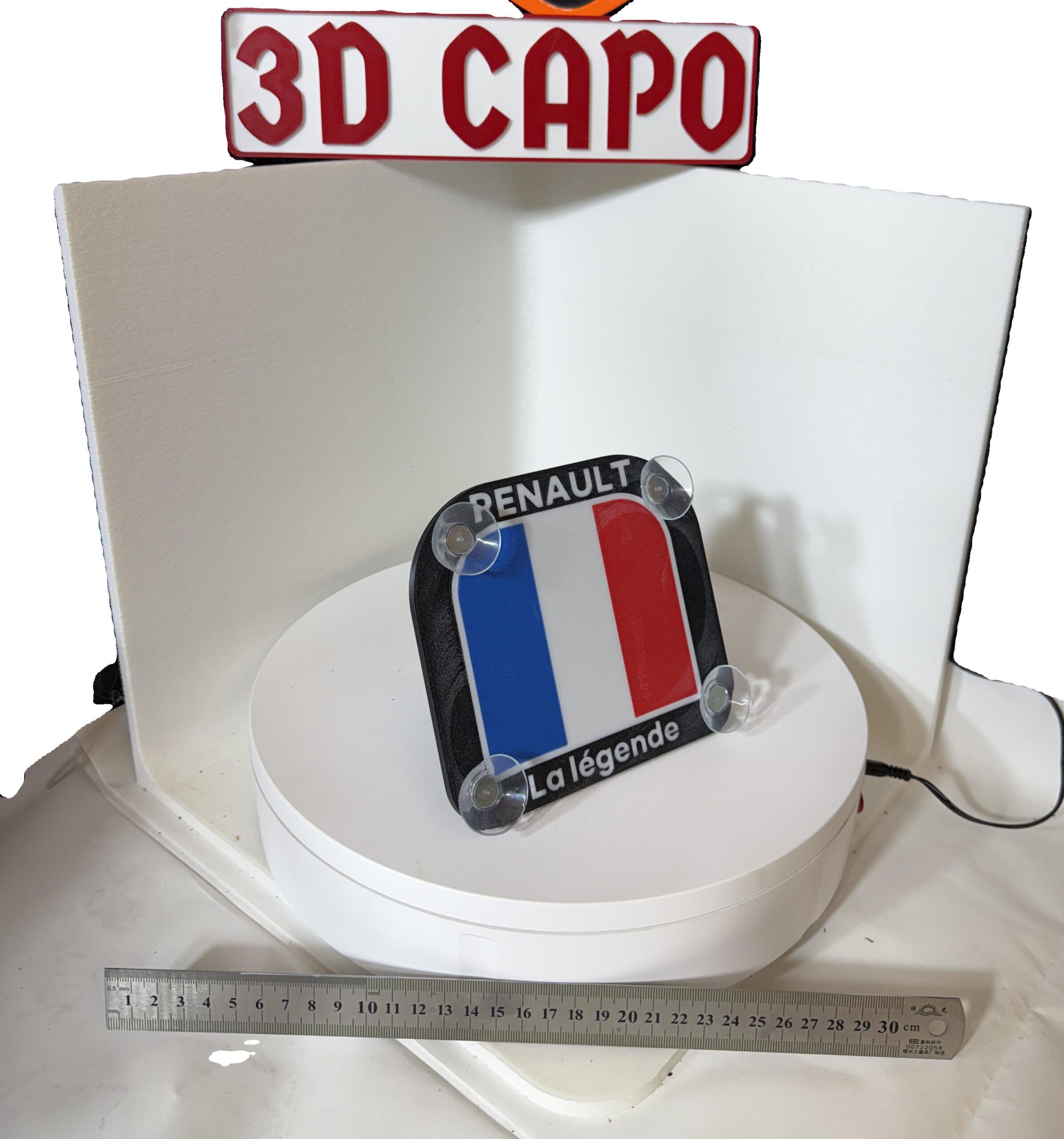 Individuell gefertigter Poppy Halter LKW | Frankreich Design - Renault Trucks Tribute | Passt für alle Poppy LED – Bild 2