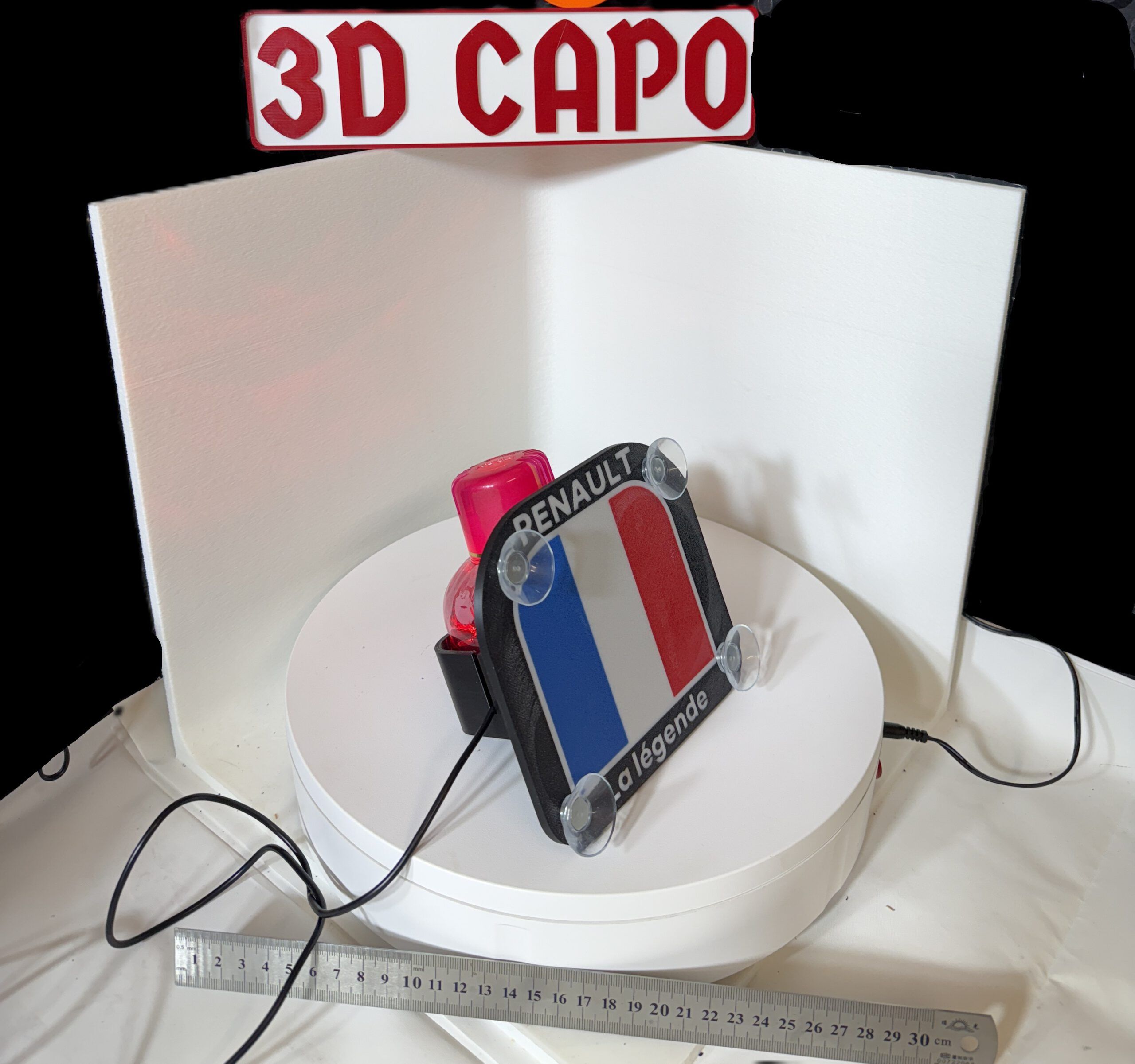 Individuell gefertigter Poppy Halter LKW | Frankreich Design - Renault Trucks Tribute | Passt für alle Poppy LED – Bild 4