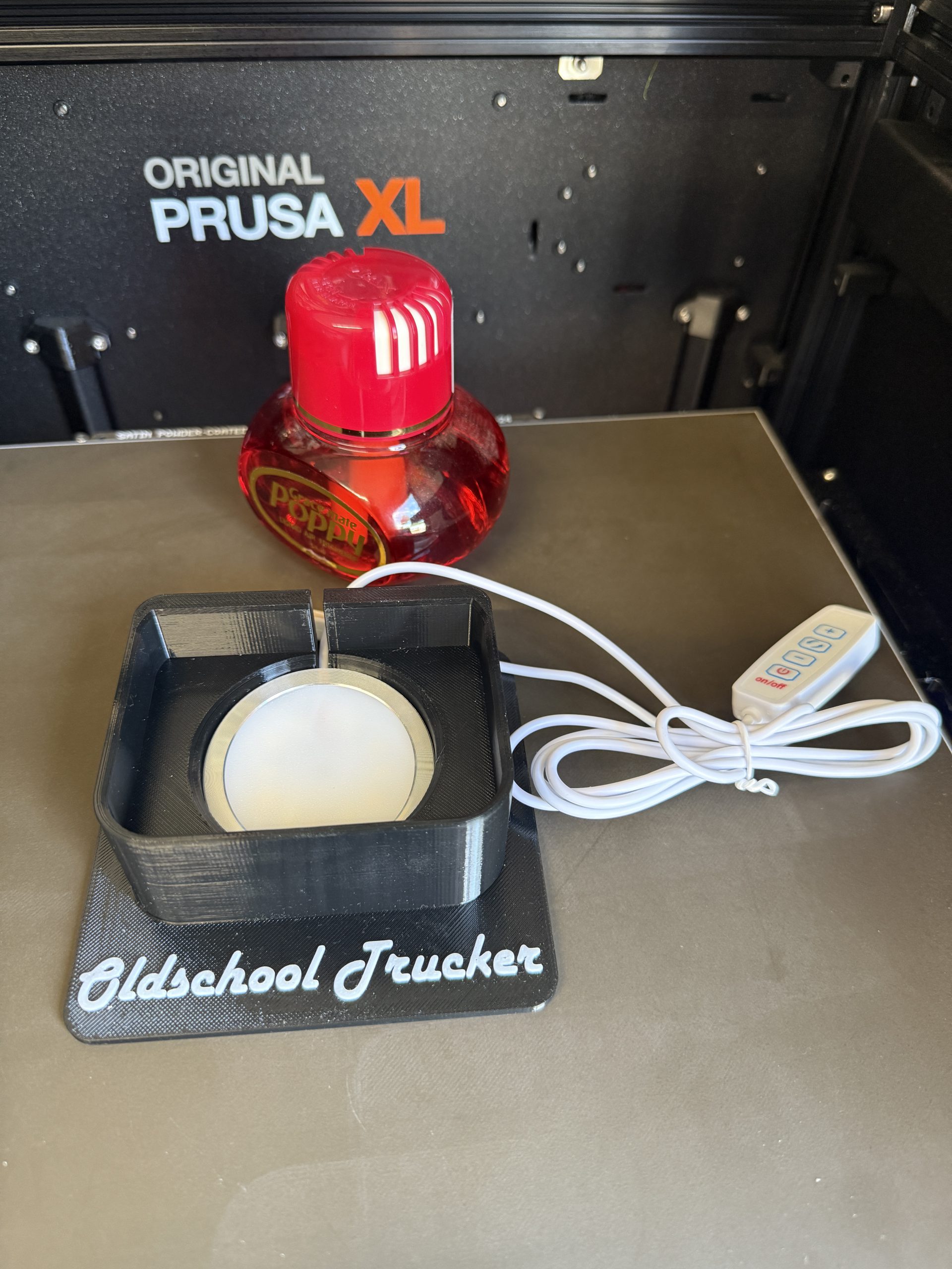 Poppy Stand mit deinem Namen - Premium LED - Alugehäuse – Bild 3