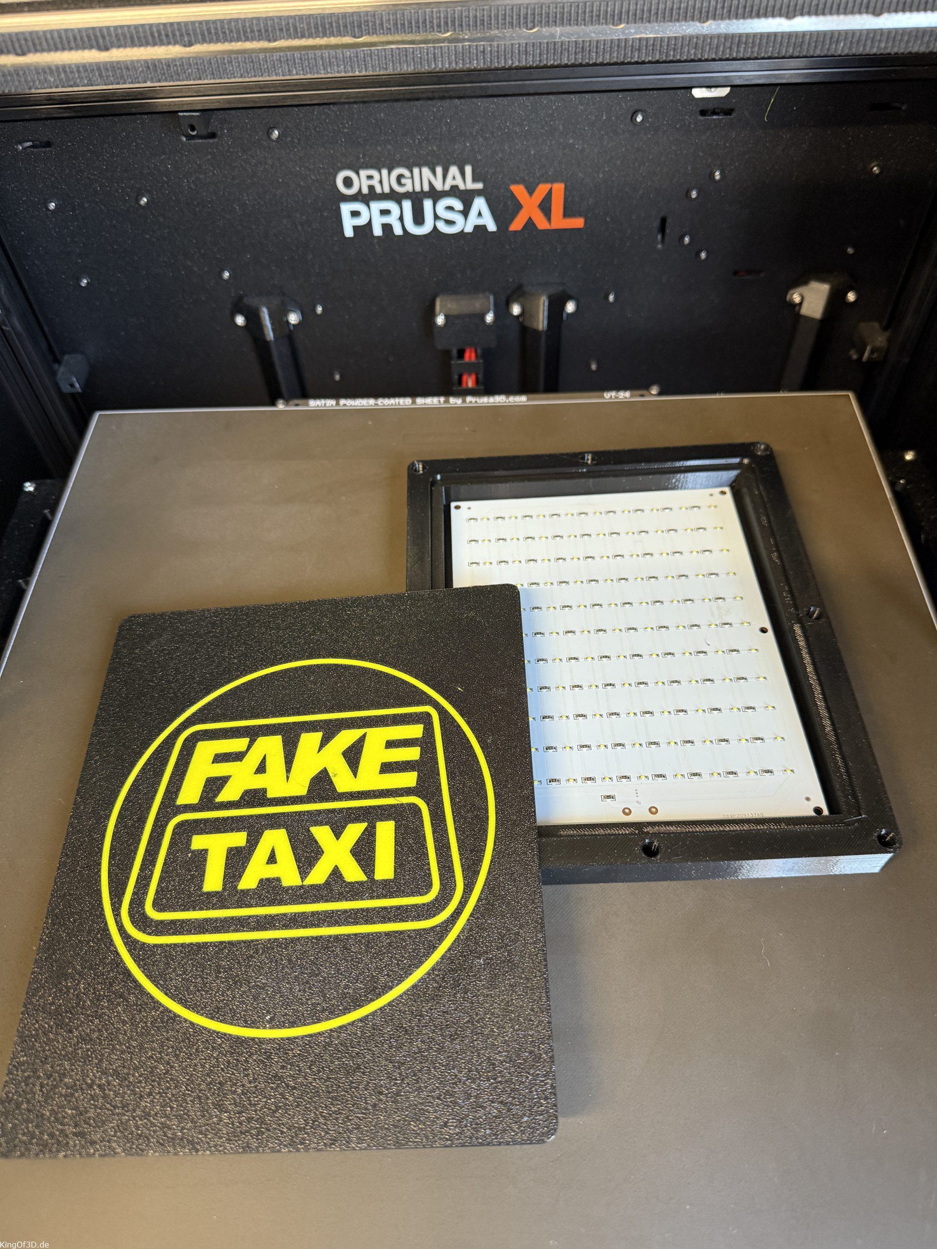 FakeTaxi Lightbox – LED-Version Premium | kingof3d.de – Bild 4
