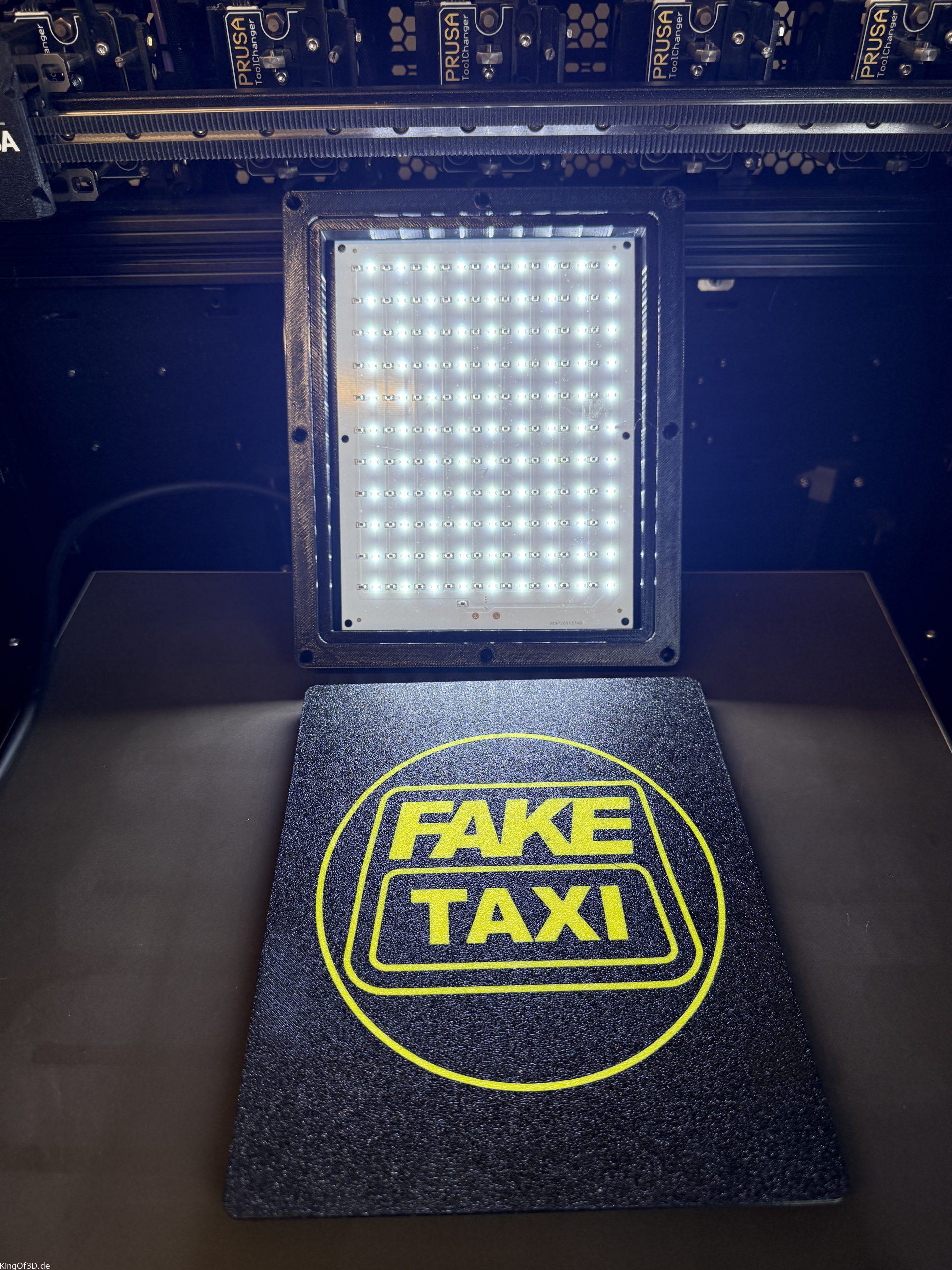 FakeTaxi Lightbox – LED-Version Premium | kingof3d.de – Bild 6