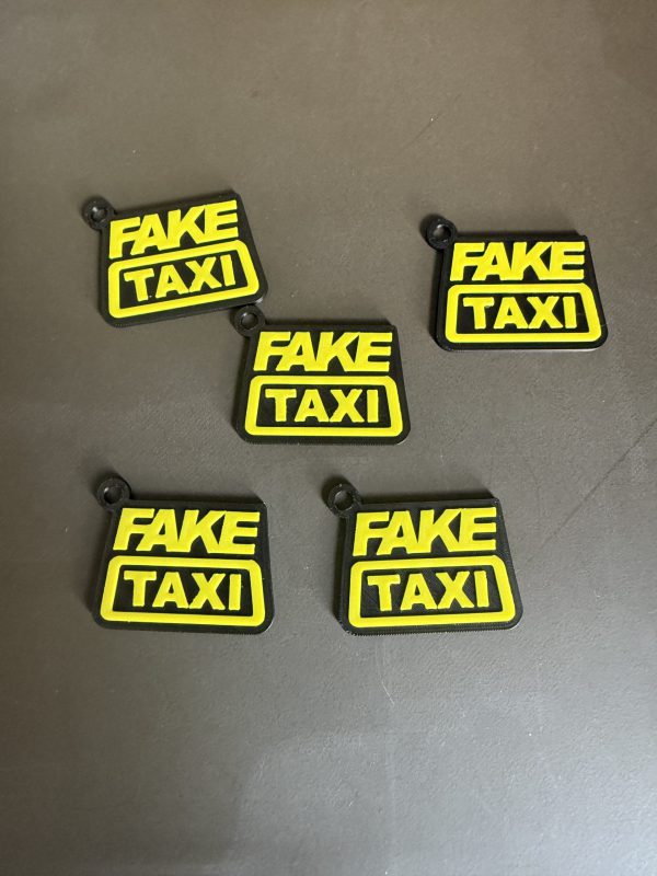 5x Schlüsselanhänger „Fake Taxi“ – Bild 3