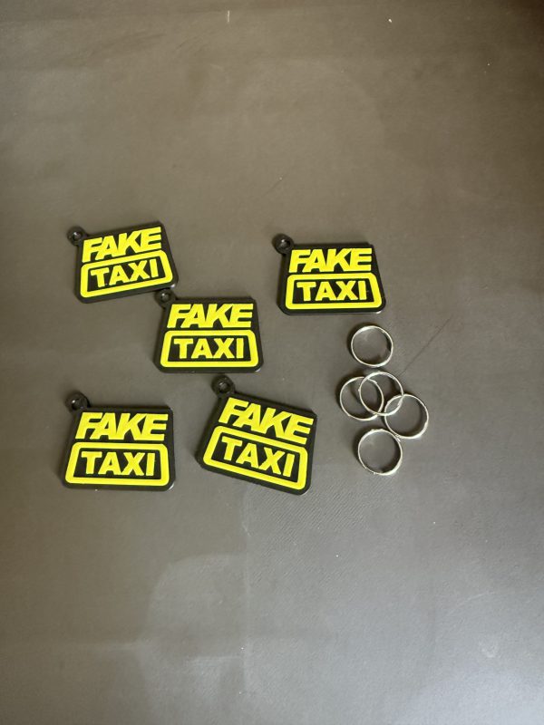 5x Schlüsselanhänger „Fake Taxi“ – Bild 4