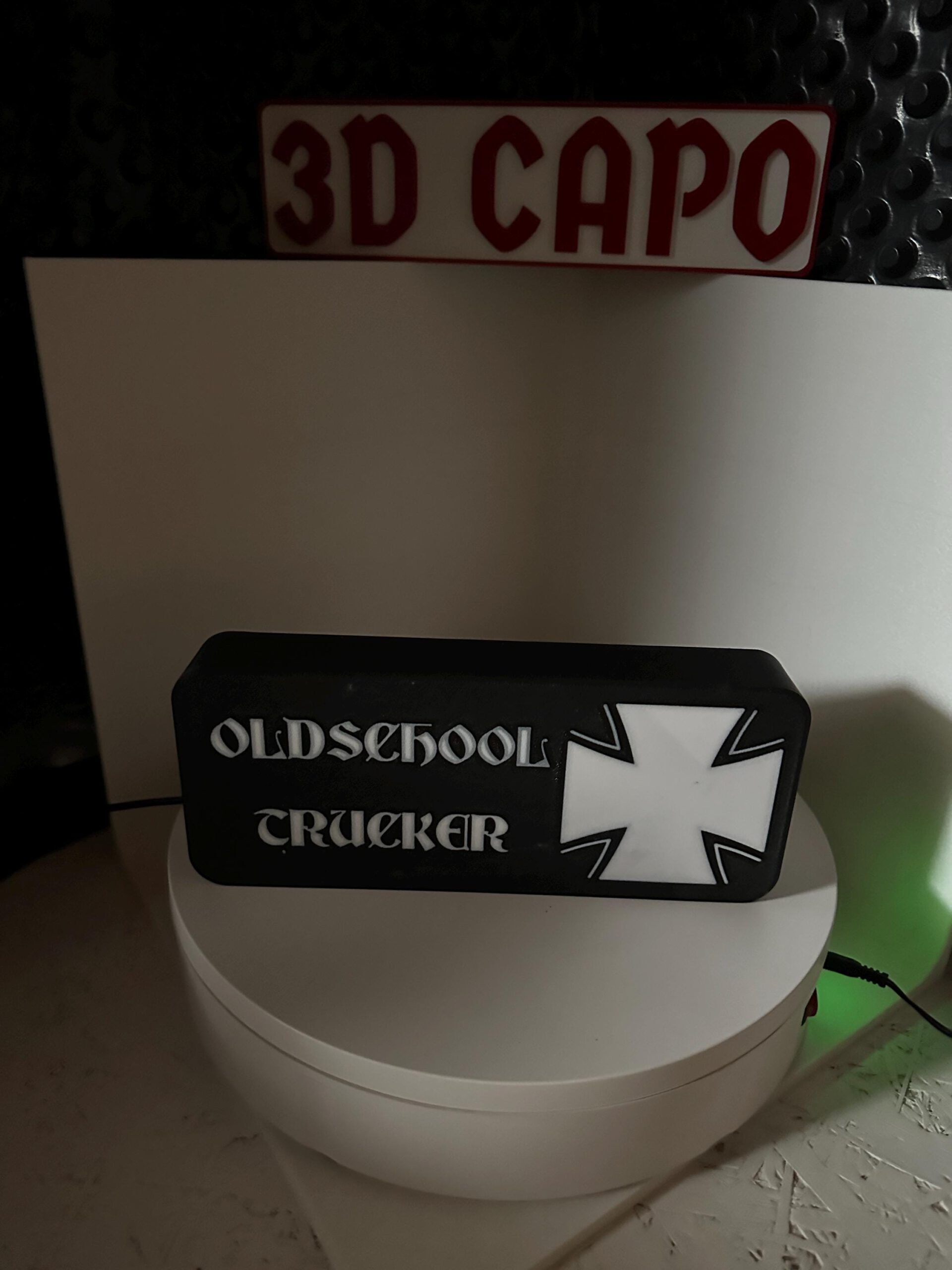 Lightbox OdlSchool Trucker -  Old School Trucker . Leuchtkasten OldSkool – Bild 3