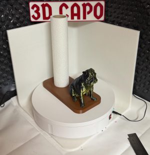 BulldogBuddy – Dein stylischer Papierrollenhalter mit Charakter Englische Bulldogge - Toilettenpapierhalter - Küchenrollenhalter