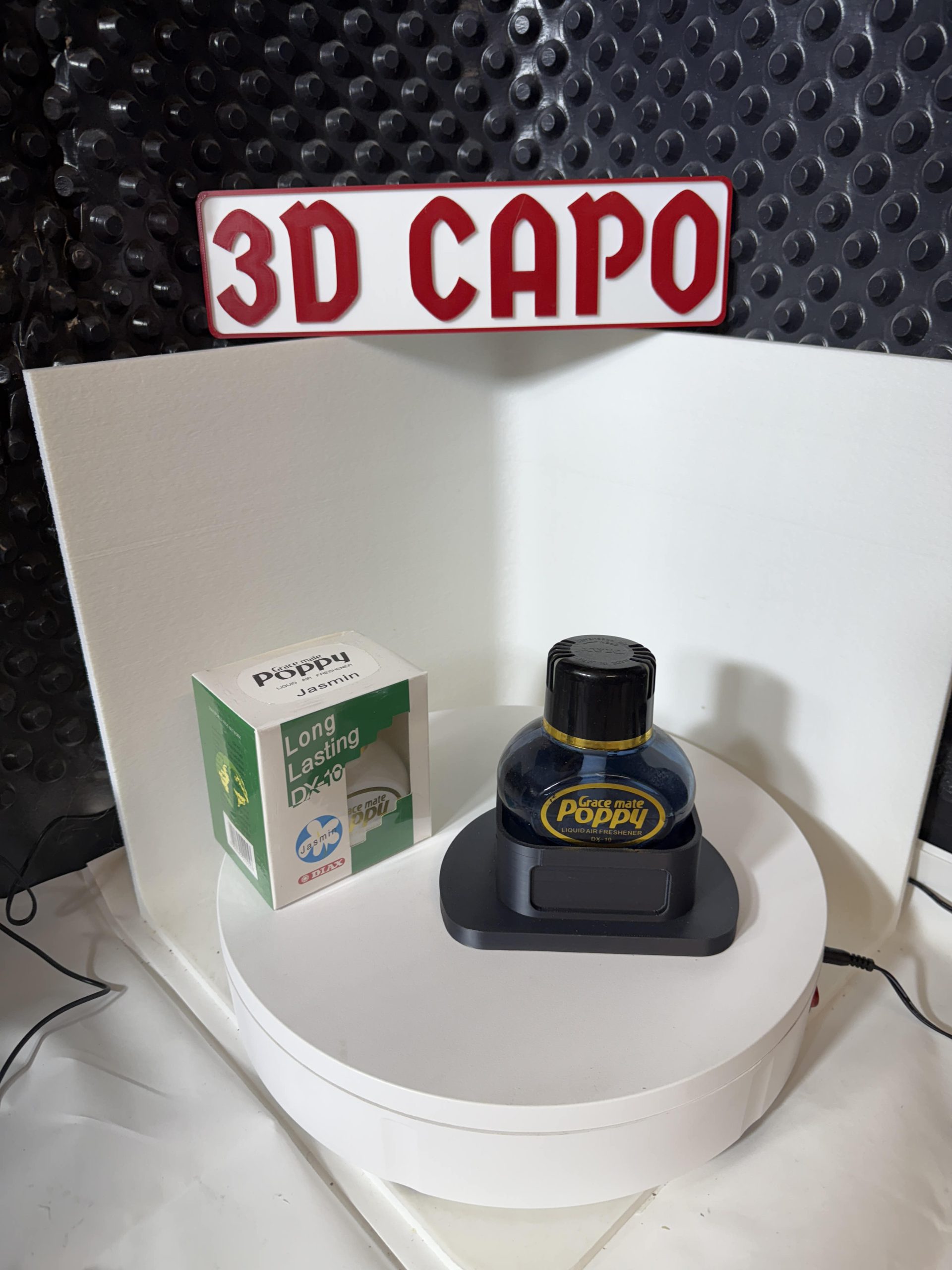 Poppy Halter Bundle mit LED & Duft schwarz