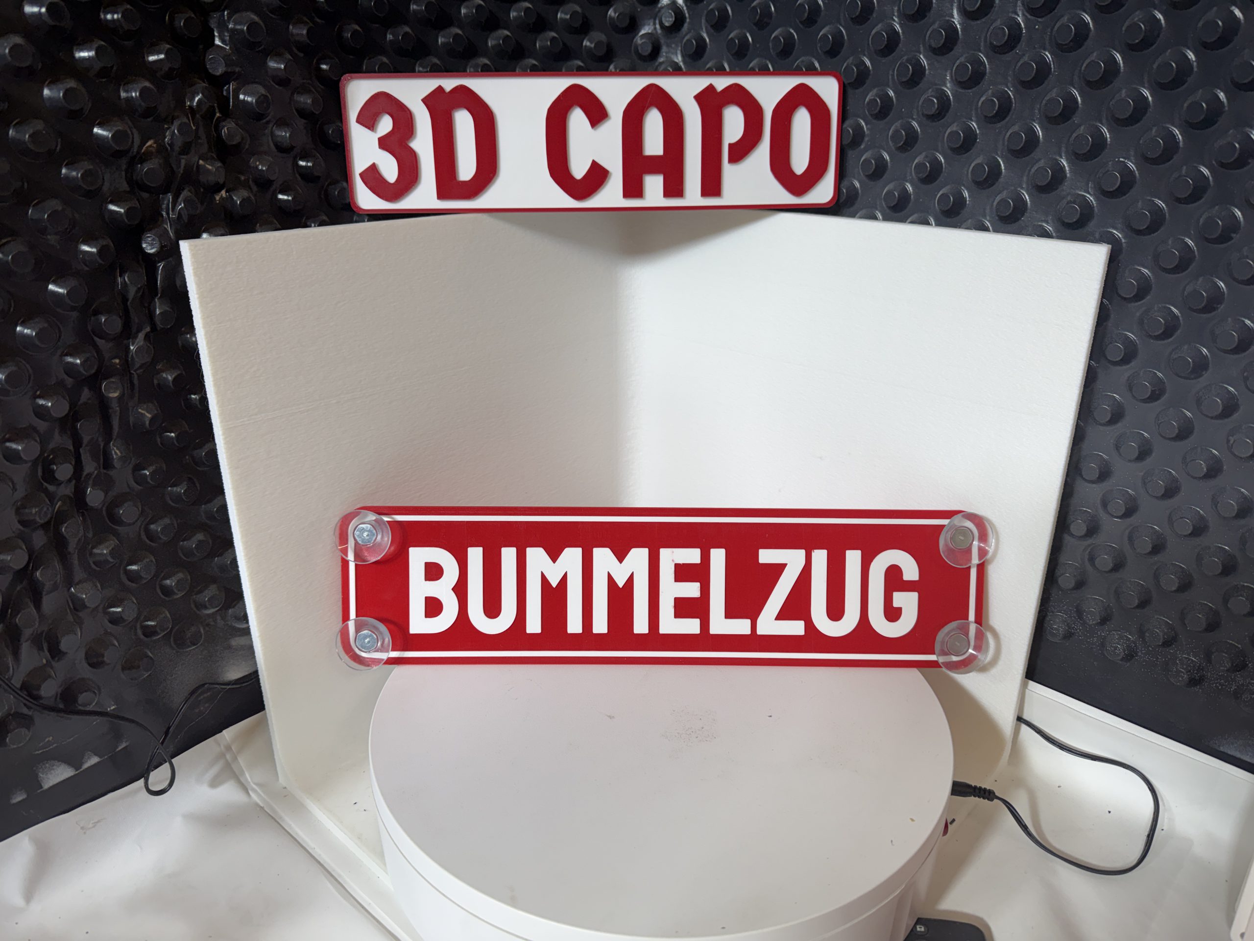 Dein Name - Dein Style - Dein Schild 36x9cm ABS gedruckt – Bild 5