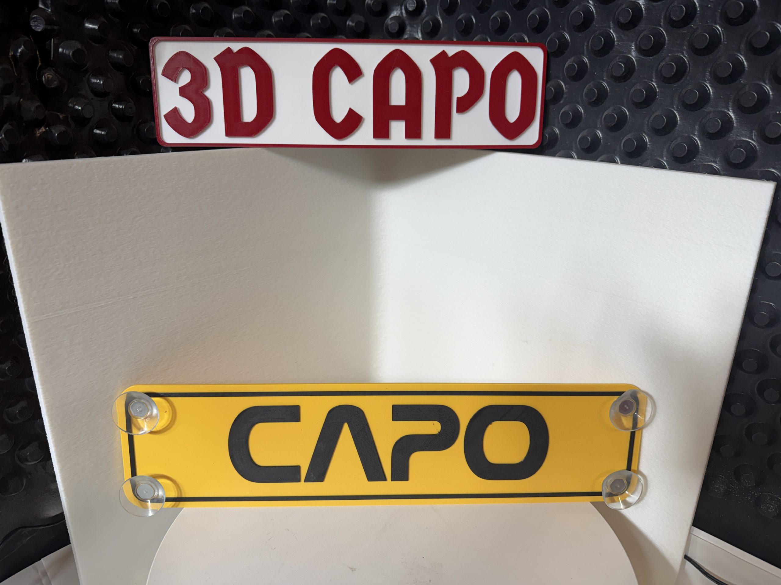 Dein Name - Dein Style - Dein Schild 36x9cm ABS gedruckt